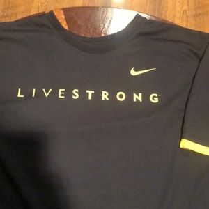 Black, Nike-Livestrong t-shirt! Men’s XL!
